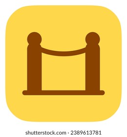 Editable barrier, baricade vector icon. Movie, cinema, entertainment. Part of a big icon set family. Perfect for web and app interfaces, presentations, infographics, etc