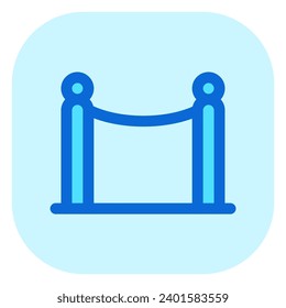 Editable barrier, baricade vector icon. Movie, cinema, entertainment. Part of a big icon set family. Perfect for web and app interfaces, presentations, infographics, etc