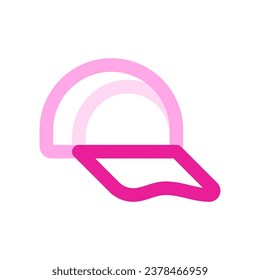 Editable baseball cap vector icon. Clothing, fashion, apparel. Part of a big icon set family. Perfect for web and app interfaces, presentations, infographics, etc