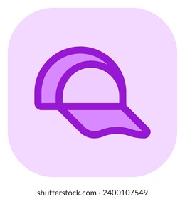 Editable baseball cap vector icon. Clothing, fashion, apparel. Part of a big icon set family. Perfect for web and app interfaces, presentations, infographics, etc
