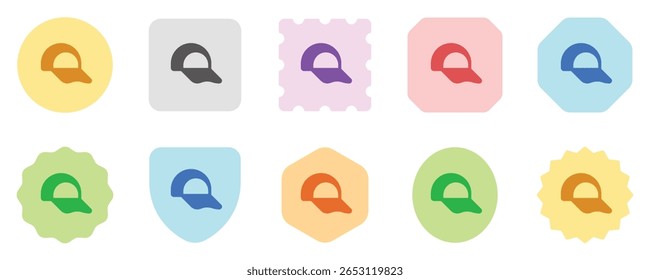 Editable baseball cap vector icon. Clothing, fashion, apparel. Part of a big icon set family. Perfect for web and app interfaces, presentations, infographics, etc
