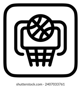 Editable basketball vector icon. Sports, match, game. Part of a big icon set family. Perfect for web and app interfaces, presentations, infographics, etc