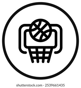 Editable basketball vector icon. Sports, match, game. Part of a big icon set family. Perfect for web and app interfaces, presentations, infographics, etc