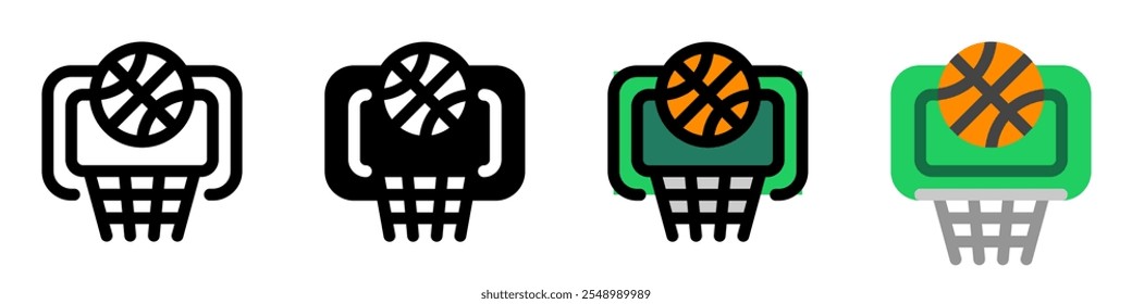 Editable basketball vector icon. Sports, match, game. Part of a big icon set family. Perfect for web and app interfaces, presentations, infographics, etc