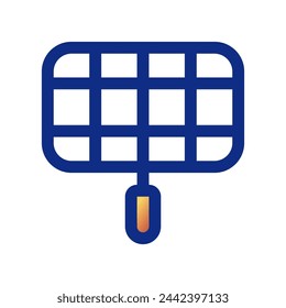 Icono de vector de malla de parrilla de barbacoa editable. Parte de una gran familia de iconos. Perfecto para interfaces web y aplicaciones, presentaciones, infografías, etc