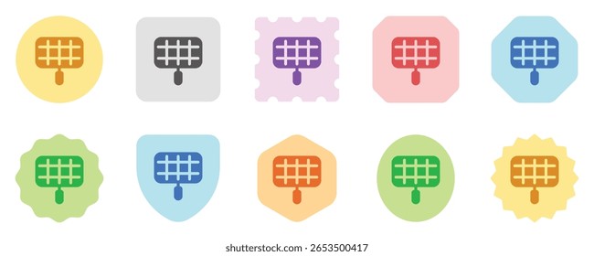 Editable bbq grill mesh rack vector icon. Part of a big icon set family. Perfect for web and app interfaces, presentations, infographics, etc