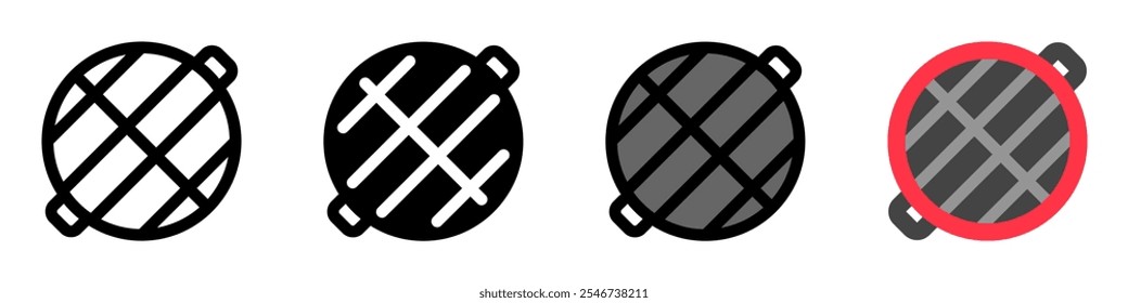 Editable bbq grill vector icon. Part of a big icon set family. Perfect for web and app interfaces, presentations, infographics, etc