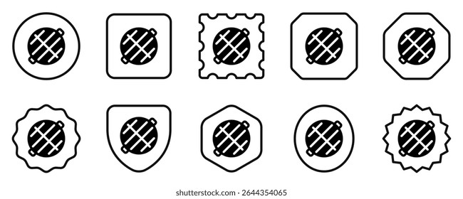 Editable bbq grill vector icon. Part of a big icon set family. Perfect for web and app interfaces, presentations, infographics, etc