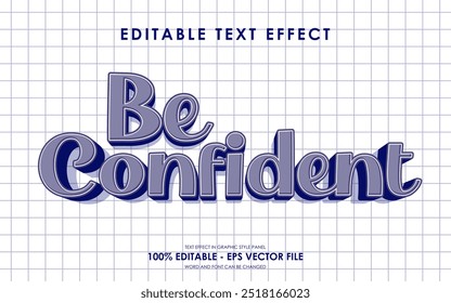 Modifiable être confiant Motivation Quotes texte effet