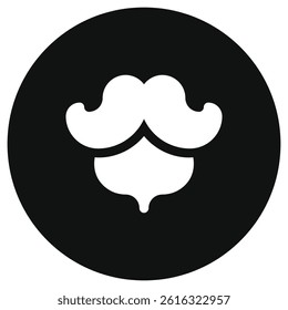 Editable beard and mustache vector icon. Barbershop, lifestyle, grooming. Part of a big icon set family. Perfect for web and app interfaces, presentations, infographics, etc