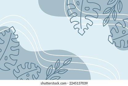 editable hermoso plantas fondo vector con estilo moderno utilizable para la página web