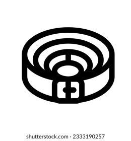 Editable belt vector icon. Clothing, fashion, apparel. Part of a big icon set family. Perfect for web and app interfaces, presentations, infographics, etc