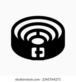 Icono del vector del cinturón editable. Ropa, moda, vestimenta. Parte de una familia de iconos grandes. Perfecto para interfaces web y de aplicaciones, presentaciones, infografías, etc