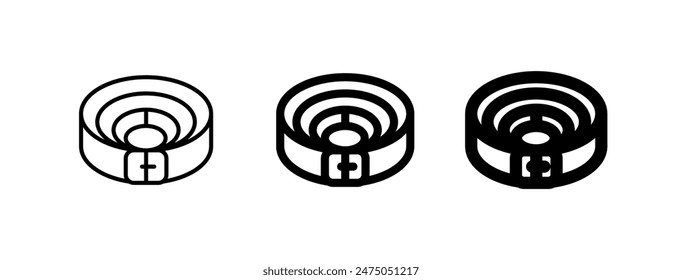 Editable belt vector icon. Clothing, fashion, apparel. Part of a big icon set family. Perfect for web and app interfaces, presentations, infographics, etc