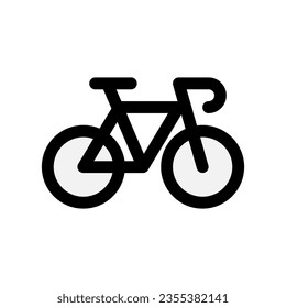 Editable bicycle vector icon. Vehicles, transportation, travel. Part of a big icon set family. Perfect for web and app interfaces, presentations, infographics, etc