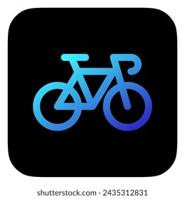 Editable bicycle vector icon. Vehicles, transportation, travel. Part of a big icon set family. Perfect for web and app interfaces, presentations, infographics, etc