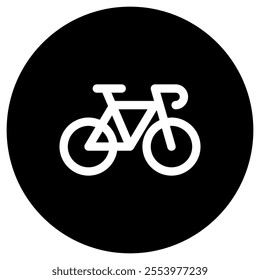 Editable bicycle vector icon. Vehicles, transportation, travel. Part of a big icon set family. Perfect for web and app interfaces, presentations, infographics, etc