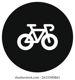 Editable bicycle vector icon. Vehicles, transportation, travel. Part of a big icon set family. Perfect for web and app interfaces, presentations, infographics, etc
