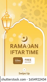 Editable big sale ramadan promotion sale banner, design vector, illustration
