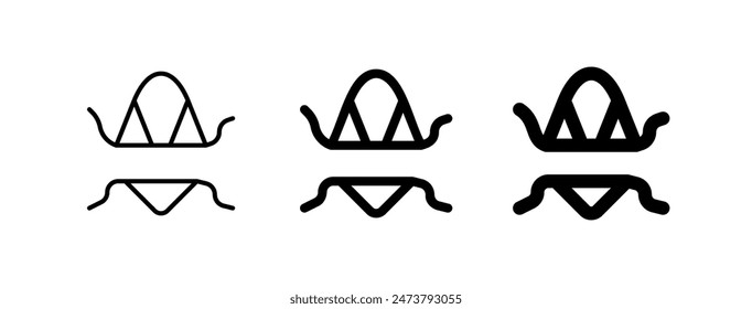 Editable bikini vector icon. Part of a big icon set family. Perfect for web and app interfaces, presentations, infographics, etc