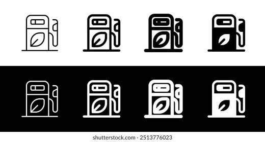 Editable bio fuel, refill, gas, station, fuel vector icon. Environment, ecology, eco-friendly. Part of a big icon set family. Perfect for web and app interfaces, presentations, infographics, etc