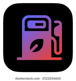 Editable bio fuel, refill, gas, station, fuel vector icon. Environment, ecology, eco-friendly. Part of a big icon set family. Perfect for web and app interfaces, presentations, infographics, etc