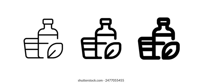 Editable biodegradable packagind, bottle, cup vector icon. Environment, ecology, eco-friendly. Part of a big icon set family. Perfect for web and app interfaces, presentations, infographics, etc