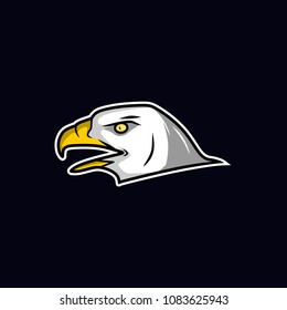 Editable bird hawk vector for your logo or brand identity