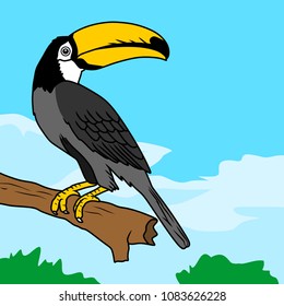 Editable bird hawk vector for your logo or brand identity