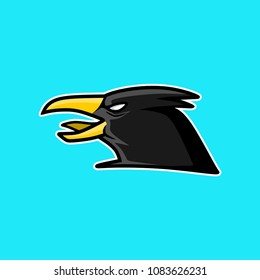 Editable bird hawk vector for your logo or brand identity