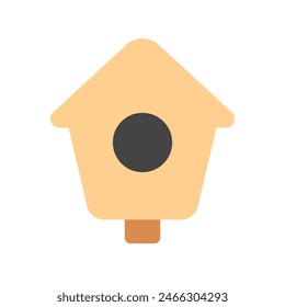 Icono de Vector editable de la casa del pájaro. Veterinario, animal, cuidado de mascotas, tienda de mascotas. Parte de una gran familia de iconos. Perfecto para empresas, Web e interfaces de App, presentaciones, infografías, etc