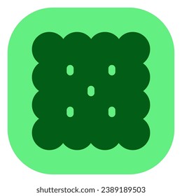 Editable biscuit, cracker vector icon. Bakery, cooking, food. Part of a big icon set family. Perfect for web and app interfaces, presentations, infographics, etc