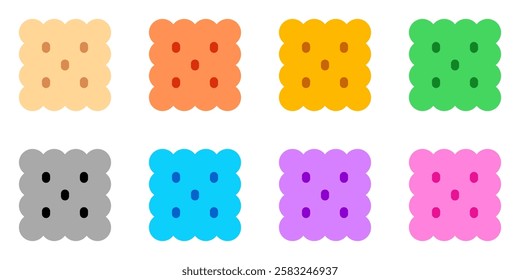 Editable biscuit, cracker vector icon. Bakery, cooking, food. Part of a big icon set family. Perfect for web and app interfaces, presentations, infographics, etc