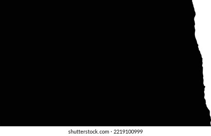 Editable black vector image of the U.S. state of North Dakota.