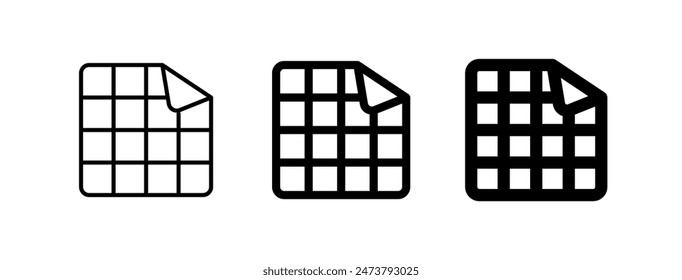 Manta editable, icono de Vector de alfombra de picnic. Parte de una gran familia de iconos. Perfecto para interfaces de Web y App, presentaciones, infografías, etc