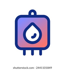 Editable blood pack vector icon. Part of a big icon set family. Perfect for web and app interfaces, presentations, infographics, etc