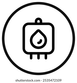 Editable blood pack vector icon. Part of a big icon set family. Perfect for web and app interfaces, presentations, infographics, etc