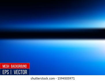 Editable Blue blurred background for your graphic design banner summer made with a gradient mesh