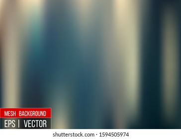 Editable Blue blurred background for your graphic design banner summer made with a gradient mesh