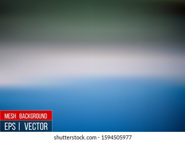 Editable Blue blurred background for your graphic design banner summer made with a gradient mesh