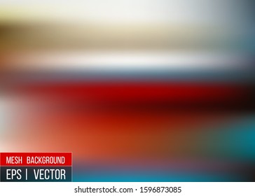 Editable Blue blurred background for your graphic design banner summer made with a gradient mesh