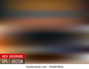 Editable Blue blurred background for your graphic design banner summer made with a gradient mesh