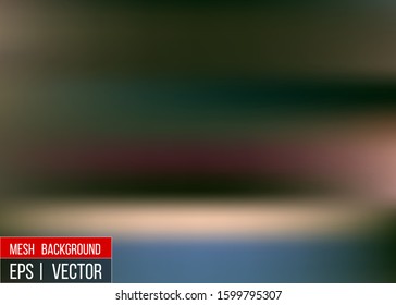 Editable Blue blurred background for your graphic design banner summer made with a gradient mesh