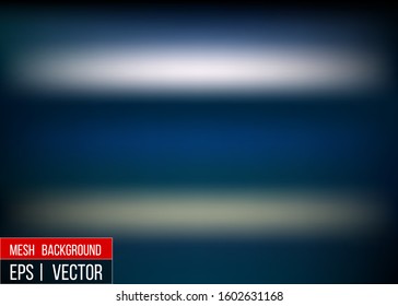 Editable Blue blurred background for your graphic design banner summer made with a gradient mesh