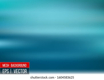 Editable Blue blurred background for your graphic design banner summer made with a gradient mesh
