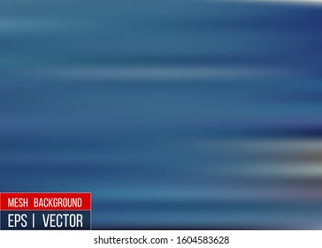 Editable Blue blurred background for your graphic design banner summer made with a gradient mesh