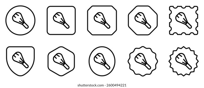 Editable blush brush vector icon. Cosmetics, makeup, skincare, beauty. Part of a big icon set family. Perfect for web and app interfaces, presentations, infographics, etc