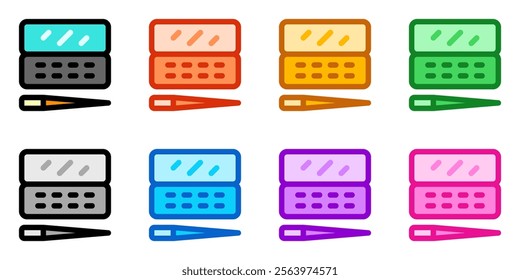 Editable blusher vector icon. Cosmetics, makeup, skincare, beauty. Part of a big icon set family. Perfect for web and app interfaces, presentations, infographics, etc