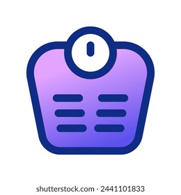 Editable body scale vector icon. Part of a big icon set family. Perfect for web and app interfaces, presentations, infographics, etc