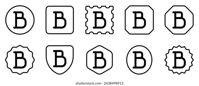 Editable bold text format vector icon. Part of a big icon set family. Perfect for web and app interfaces, presentations, infographics, etc